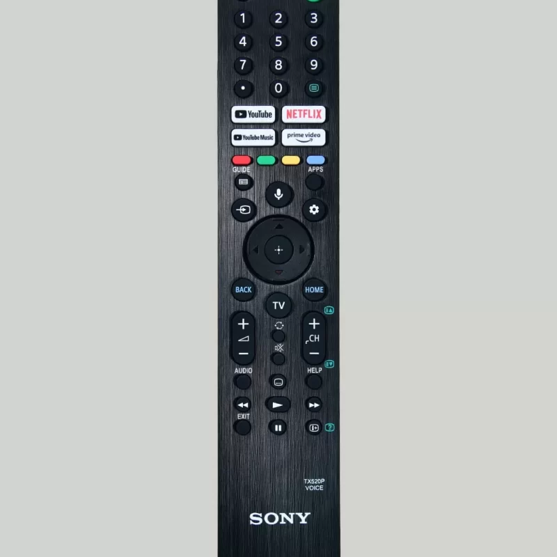 Bluetooth Voice Command Compatible Rmf Tx520p Remote Control for Original Sony TV Remotes A80j X80j X85j X90j X95j  Series with Many Hotkeys Like Youtube, Netflix and Primevideo