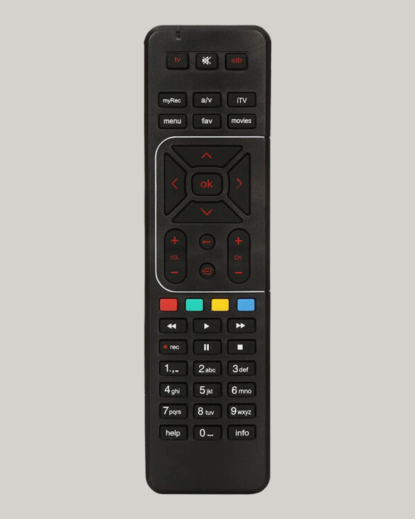 Airtel Digital TV HD/SD Box Support Remote with Recording Option Compatible for Airtel Digital TV DTH