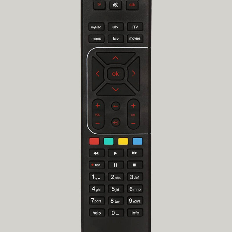 Airtel Digital TV HD/SD Box Support Remote with Recording Option Compatible for Airtel Digital TV DTH