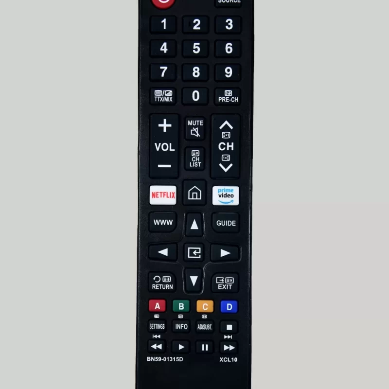 Compatible for Samsung tv remote control Universal Replacement remote for Original Samsung LCD LED  Smart  Television with NETFLIX and Prime Video Hotkeys