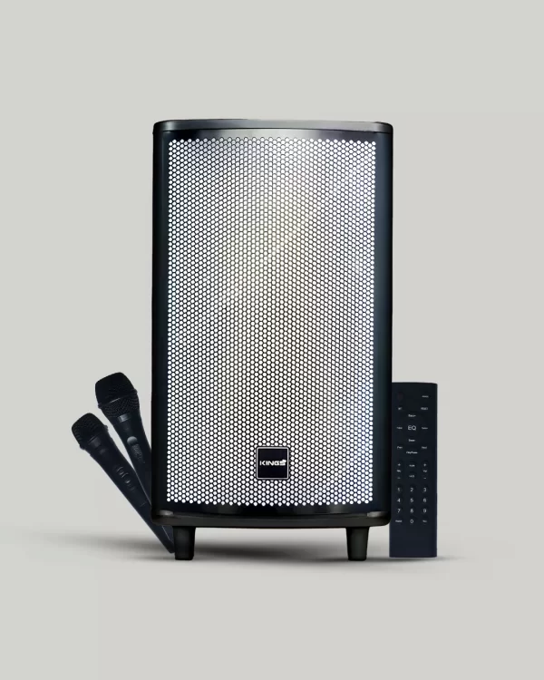 KINGS Party Trolley Speaker With Twin Mic, FM Radio, Bluetooth, RGB lights And 220 W. KINGS Signature Sound. - Image 4