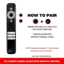 Compatible for TCL Tv Remote Original RC902V Model Bezel-Series P635 Pro Series Bluetooth Voice Command Remote Control with Google Assistant Feature - Pairing Must