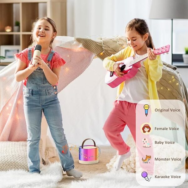 Ubon..Portable Audio System With Fm,Usb ..8Watt Powerful Sound With 6hrs.Playtime Include Wireless 🎤 - Image 5