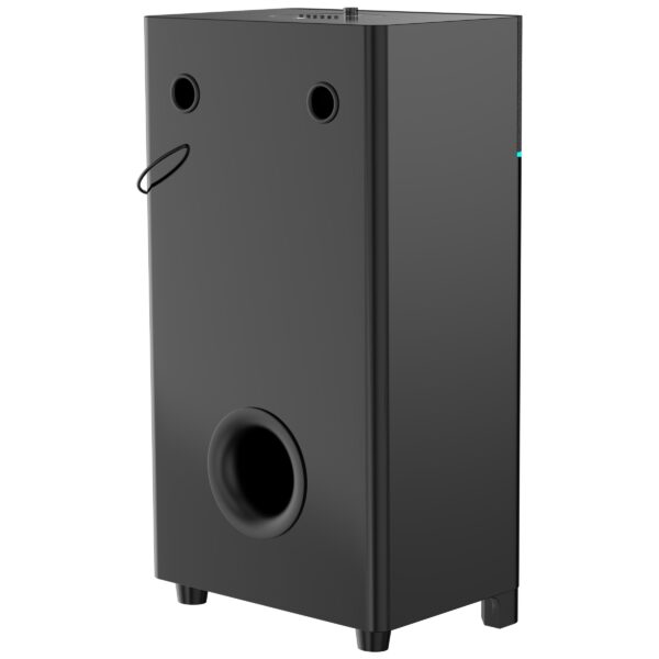 KINGS 60W RMS Bluetooth Party Speaker with Wired Mic (Bass Booster Sound, 2.1 Channel, Black) Model- Casino - Image 4