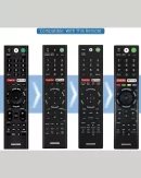 Bluetooth Voice Command Compatible for Sony 4K Smart LED UHD OLED QLED Android Bravia TV Remote Control Replacement of Original RMF-TX200P RMF-TX200U RMF-TX200E RMF-TX300A Models Remote