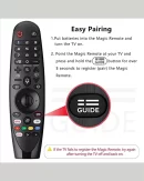 Original Magic Remote Control Compatable for LG MR19BA & MR20GA Smart TV with Mouse and cursor (with Voice)