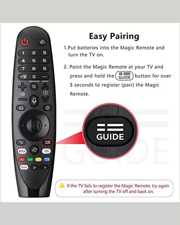 Original Magic Remote Control Compatable for LG MR19BA & MR20GA Smart TV with Mouse and cursor (with Voice) - Image 4