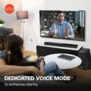 JBL Cinema SB190 Deep Bass, Dolby Atmos Soundbar with Wireless Subwoofer for Extra Deep Bass, 2.1 Channel with Remote, Sound Mode for Voice Clarity, HDMI eARC, Bluetooth & Optical Connectivity (380W)