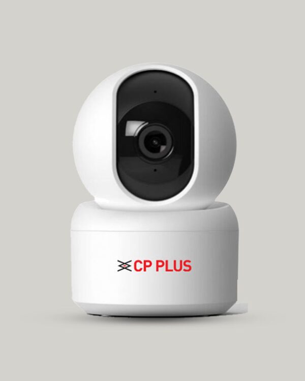 CP PLUS 2MP Full HD Smart Wi-Fi CCTV Home Security Camera | 360° with Pan Tilt | View & Talk | Motion Alert | Night Vision | SD Card (Upto 128 GB), Alexa & Google Support | IR Distance 10mtr | CP-E25A