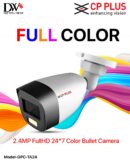 CP PLUS 2.4MP Full Color Guard+ Bullet Outdoor Security Camera | 3.6 mm Fixed Lens | Support Full-Color Starlight | Max 30fps at 2.4MP | Illumination Range of 20 Mtrs, IP67 - CP-GPC-TA24PL2-SE-0360