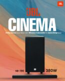 JBL Cinema SB190 Deep Bass, Dolby Atmos Soundbar with Wireless Subwoofer for Extra Deep Bass, 2.1 Channel with Remote, Sound Mode for Voice Clarity, HDMI eARC, Bluetooth & Optical Connectivity (380W)