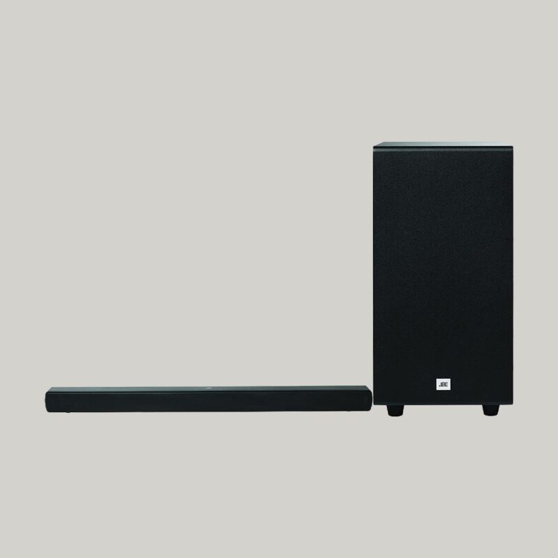 JBL Cinema SB190 Deep Bass, Dolby Atmos Soundbar with Wireless Subwoofer for Extra Deep Bass, 2.1 Channel with Remote, Sound Mode for Voice Clarity, HDMI eARC, Bluetooth & Optical Connectivity (380W)