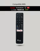 LRIPL 7 in 1 Universal TV Remote Control for Oneplus, Nokia, Thomson, Kodak, Lloyd, TCL and Acer Smart LCD LED TV- No Setup Required- Direct Working (non voice remote ) Model uni-180