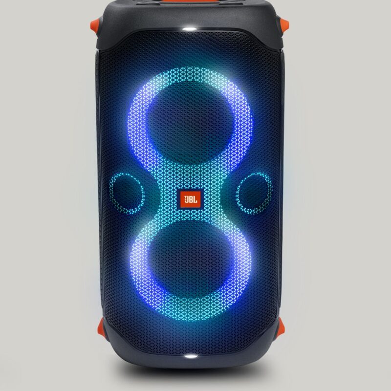 JBL Partybox 110 | Wireless Bluetooth Party Speaker | 160W Monstrous Pro Sound | Dynamic Light Show | Upto 12Hrs Playtime | Built-in Powerbank | Guitar & Mic Support PartyBox App
