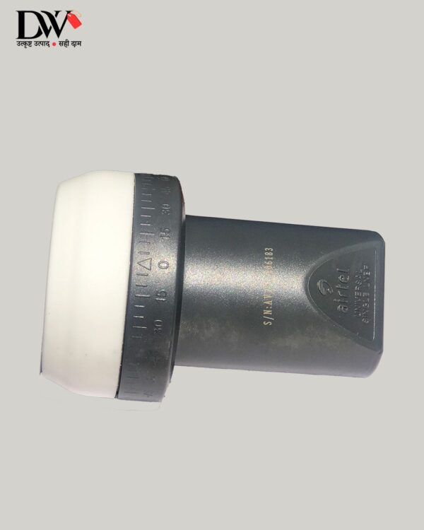 Airtel Single Original LNBF,White LNB, KU Band Universal Single LNBF ,(Compatible with  airtel,d2h, Sun Direct, free  DTH, Tata Play and Dish Tv) - Image 3