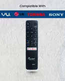 LRIPL 4 in 1 Universal TV Remote Control for VU,LG,TOSHIBA And SONY Smart LCD LED TV- No Setup Required- Direct Working (non voice remote ) Model uni-187
