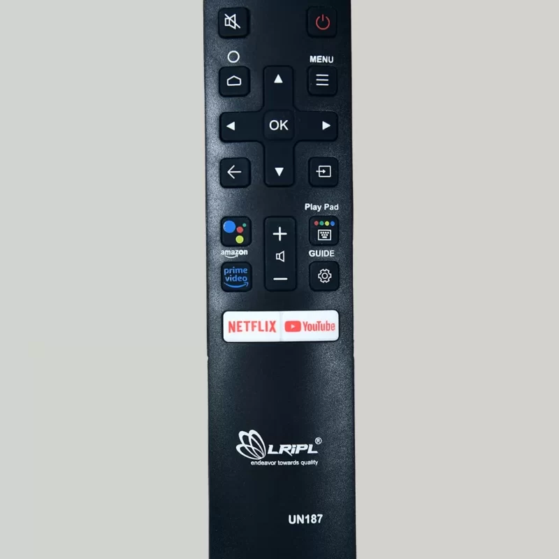 LRIPL 4 in 1 Universal TV Remote Control for VU,LG,TOSHIBA And SONY Smart LCD LED TV- No Setup Required- Direct Working (non voice remote ) Model uni-187