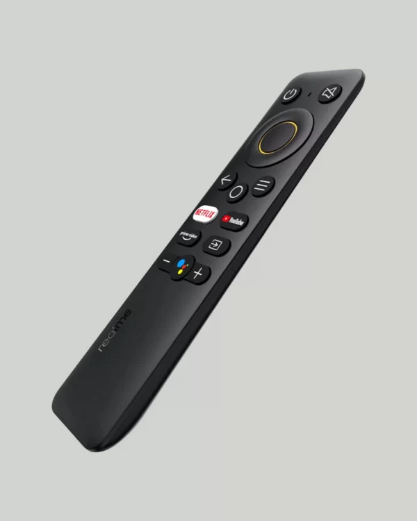 Smart Remote Control Compatible for Bluetooth Voice Command. Realme Remote Control TV with Netflix, Prime Video and Google Assistant Hot Keys. Pairing Must Between TV and Remote - Image 2