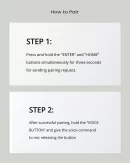 Smart Remote Control Compatible for Bluetooth Voice Command. Realme Remote Control TV with Netflix, Prime Video and Google Assistant Hot Keys. Pairing Must Between TV and Remote