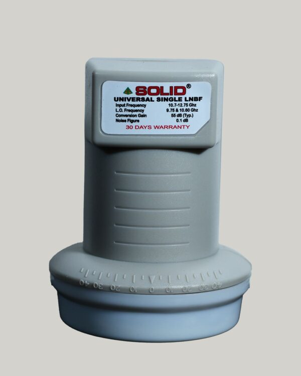 Solid FS-408 Eco Series Ku-Band Universal LNB for All dth Dish Support like - airtel, tatasky, distv, d2h and all type of free to air connections