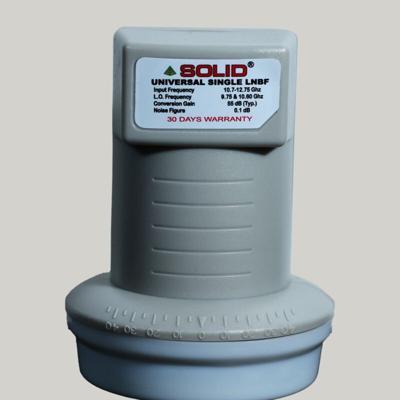 Solid FS-408 Eco Series Ku-Band Universal LNB for All dth Dish Support like - airtel, tatasky, distv, d2h and all type of free to air connections