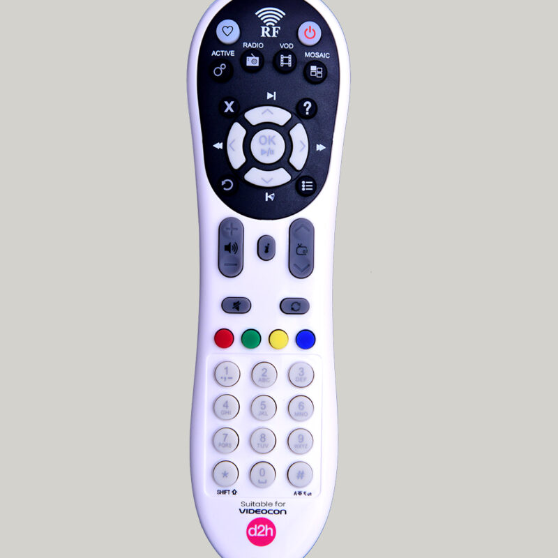 Compatible Videocon d2h HD Set Top Box RF Remote Control (RF Model)
