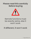 Air Conditioner Remote Compatible with BlueStar Split/Window AC Remote Control