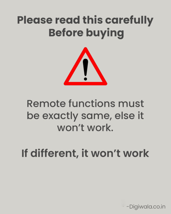 Air Conditioner Remote Compatible with BlueStar Split/Window AC Remote Control - Image 4