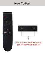 Voice Remote Control Compatible with One Plus TV Y Series (32Y1 / 40Y1 / 43Y1) – Bluetooth, Voice Assistant, Replacement Remote 1+ Remote Controlller (with Voice Function) - Pairing Must