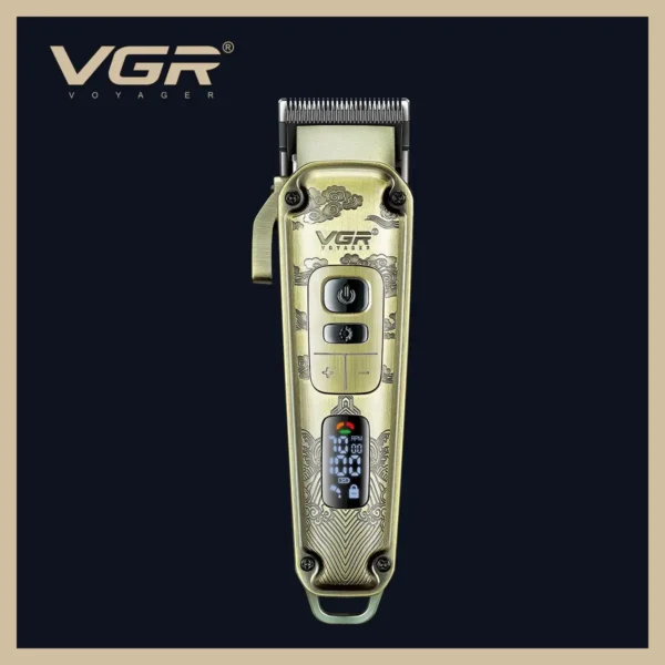 VGR V-005 Beard & Hair Trimmer for Men | Cordless Rechargeable Grooming Trimmer with Sharp Stainless Steel Blades
