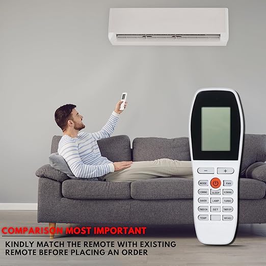 100 % Original Voltas Air Conditioner Remote Compatible with Split/Window AC Remote Control [AC - 248]