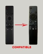 Bluetooth Voice command Samsung Smart 4K Tv Remote Control Replacement of Original BN59-01312F Samsung Ultra Curved TV Remote Control and Compatible for LED Android UHD OLED QLED Television-Pairing Must