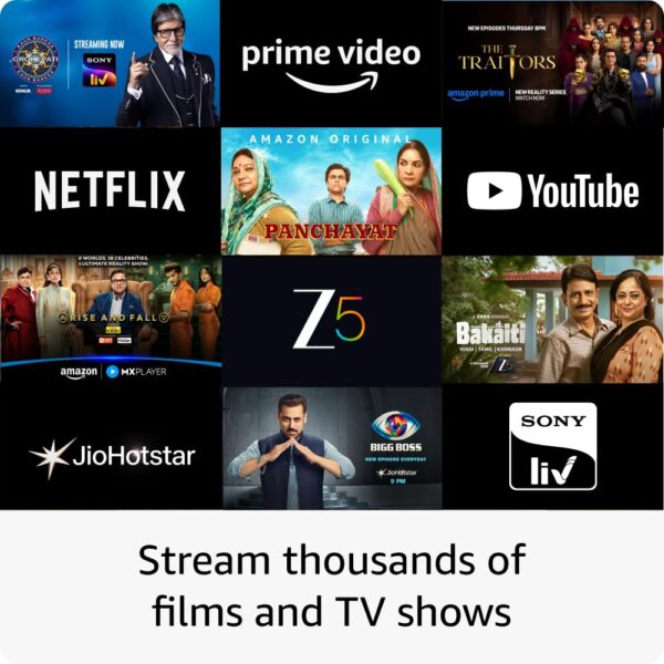 Amazon Fire TV Stick HD (newest model), Alexa Voice Remote with TV power & volume controls, full HD streaming device