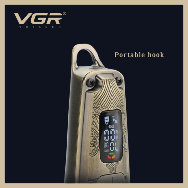 VGR V-005 Beard & Hair Trimmer for Men | Cordless Rechargeable Grooming Trimmer with Sharp Stainless Steel Blades
