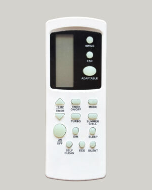 Original Compatible for Blue Star/Hundai AC Remote Suitable 1/1.5/2 Ton Split and Window AC Turbo/Summer Chill/Dim/Sleep Function.-AC-31F