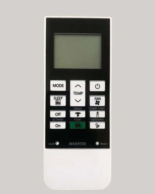 Air Conditioner Remote Compatible with Hitachi Inverter Split/Window AC 1.0/1.5/2.0 ton [ac-168d]