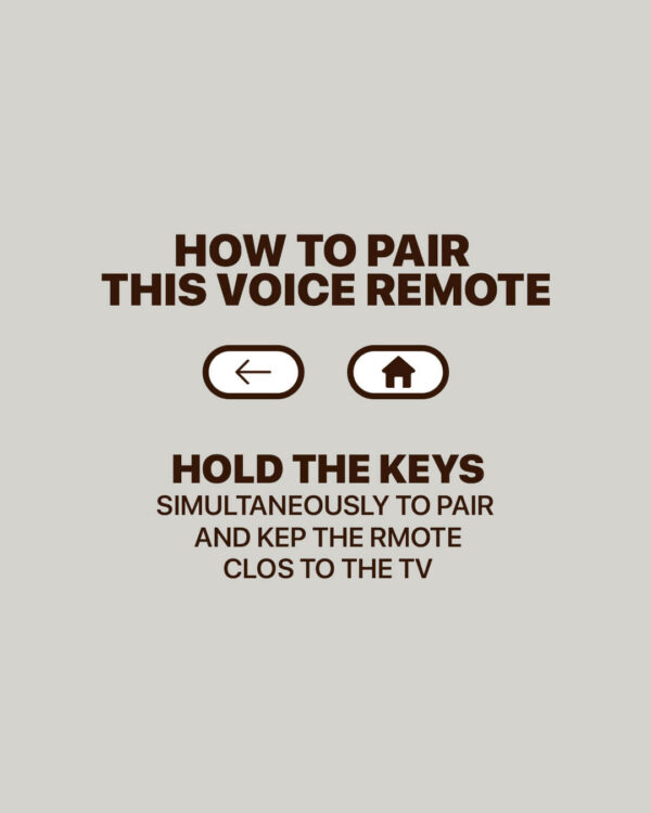 Acer Bluetooth Voice Remote Control Model ADE126 | Compatible with Acer Android TV, LED TV & 4K UHD Smart TVs | Voice Search + Easy Pairing