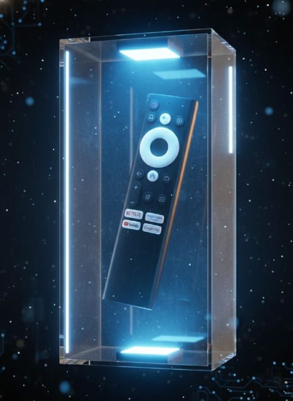Bluetooth Voice Remote Compatible with Itel,Lloyd,Thomson, Kodak,Sansui,Croma And  Skyworth Android Smart TVs | Google Assistant, Nefflix, Prime Video, YouTube Hotkeys | Easy Pairing Required | Smart Replacement Remote