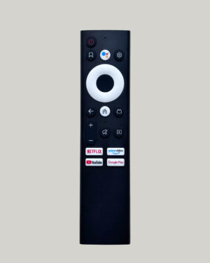 Bluetooth Voice Remote Compatible with Itel,Lloyd,Thomson, Kodak,Sansui,Croma And  Skyworth Android Smart TVs | Google Assistant, Nefflix, Prime Video, YouTube Hotkeys | Easy Pairing Required | Smart Replacement Remote