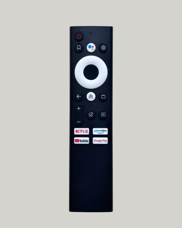 Bluetooth Voice Remote Compatible with Itel,Lloyd,Thomson, Kodak,Sansui,Croma And  Skyworth Android Smart TVs | Google Assistant, Nefflix, Prime Video, YouTube Hotkeys | Easy Pairing Required | Smart Replacement Remote