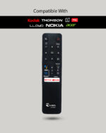 LRIPL 7 in 1 Universal TV Remote Control for Oneplus, Nokia, Thomson, Kodak, Lloyd, TCL and Acer Smart LCD LED TV- No Setup Required- Direct Working (non voice remote ) Model uni-180