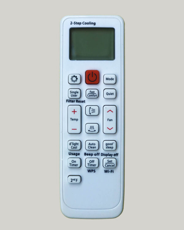 Compatible Remote for Samsung Split ac with 2nd-F/WI-FI Functions  (Please Match The Image with Your existing or Old Remote Before Ordering) AC-90A