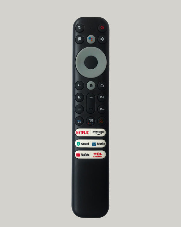 Compatible TCL Tv Remote Control Smart Original Model RC902V Suitable for 4K Android Television with Bluetooth and Voice Command Feature and ZEE5 YouTube Prime Hot Keys - Pairing Must