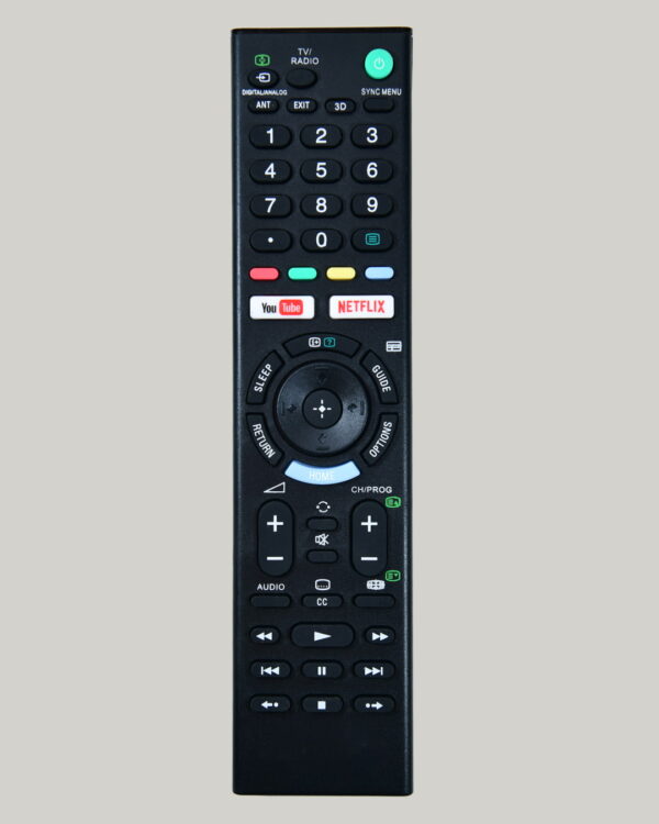 Compatible for Sony Bravia LCD LED UHD OLED QLED 4K Ultra HD TV remote control with YouTube and NETFLIX Hotkeys. Universal Replacement for Original Sony Smart Android tv Remote Control-Without Voice