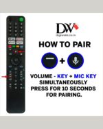Compatible with Sony Bravia TV Remote Control RMF-TX520p Model with Bluetooth Voice Command Suitable for A80J X80J X85J X90J X95J Series Smart 4K Google TV LED UHD Television - Pairing Must!