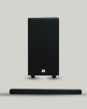 JBL Cinema SB190 Deep Bass, Dolby Atmos Soundbar with Wireless Subwoofer for Extra Deep Bass, 2.1 Channel with Remote, Sound Mode for Voice Clarity, HDMI eARC, Bluetooth & Optical Connectivity (380W)