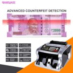 SHIZUKO  Mix Note Value Counting Business-Grade Machine/ Indian Currency Cash Counting Machine Fully Automatic Cash Counter with Fake Note Detection