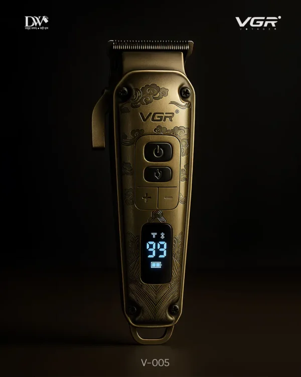 VGR V-005 Beard & Hair Trimmer for Men | Cordless Rechargeable Grooming Trimmer with Sharp Stainless Steel Blades