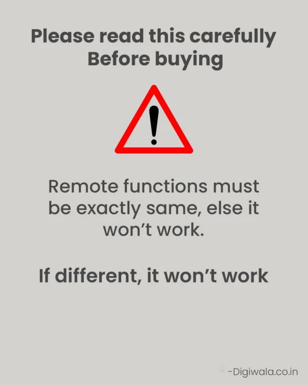 AC Remote Compatible for Voltas Smart Split Air Conditioner Control with WiFi Button  (AC-133B)