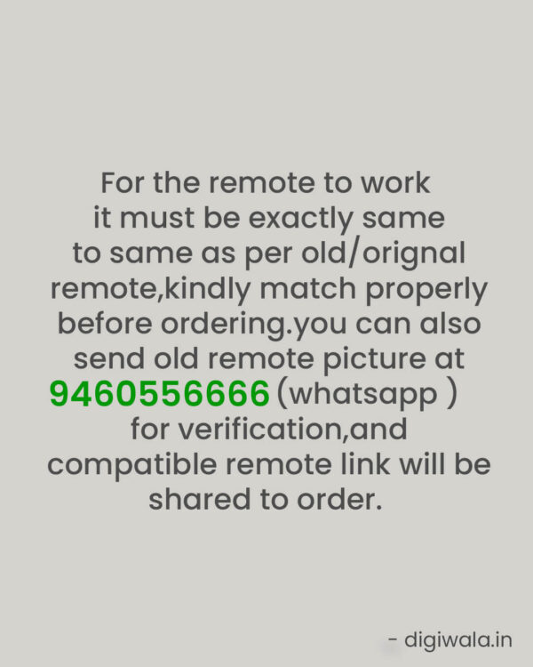 Remote Control Compatible for Voltas AC Remote | Replacement Remote for Voltas Split & Window Air Conditioner-AC-119